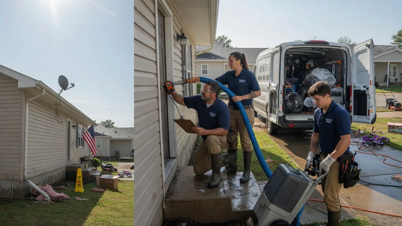 Ceiling Water Damage Restoration in Johnstown, OH near me